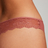Invisible Tanga Lace Back, Rosa