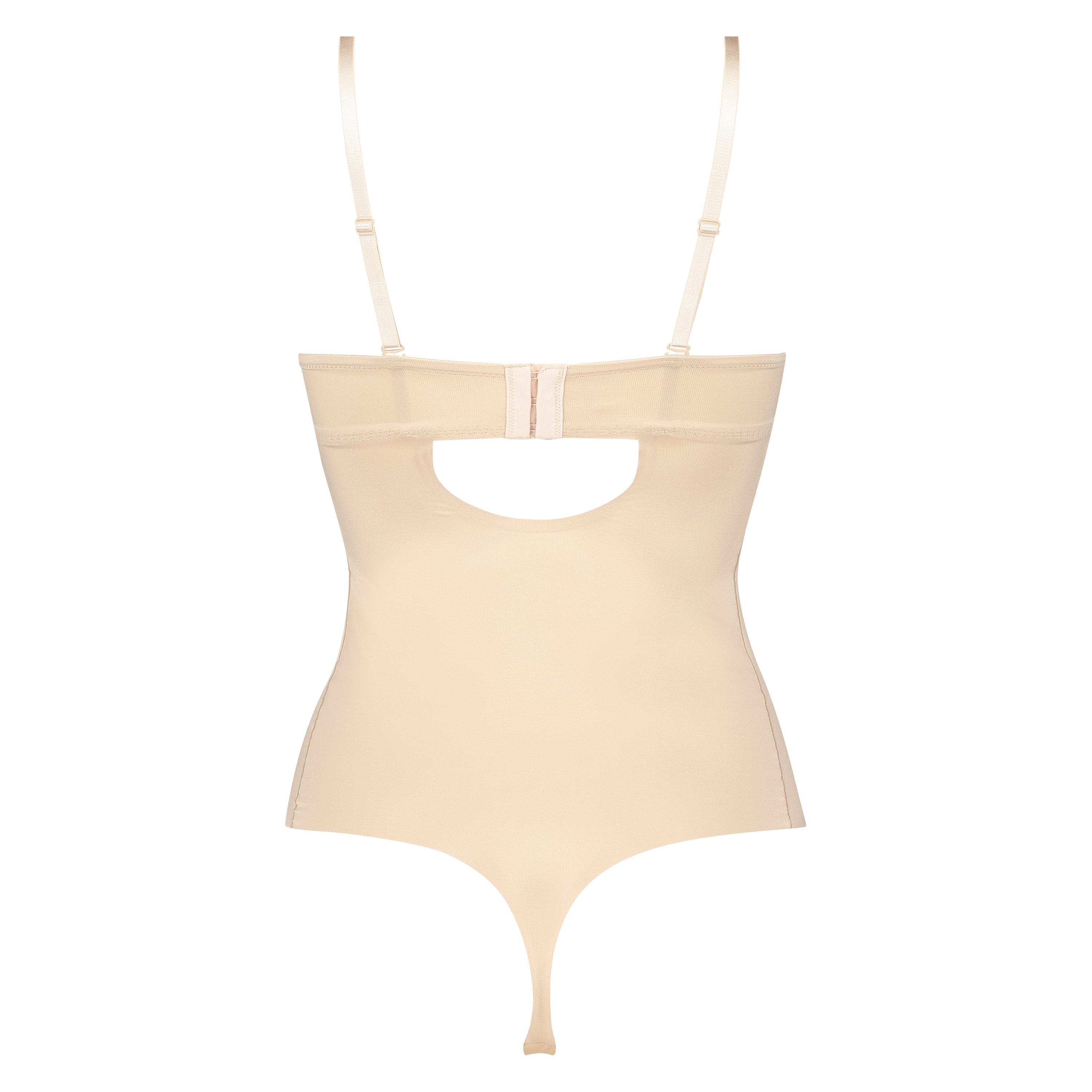 Bodi corrector con copas preformadas, Beige, main