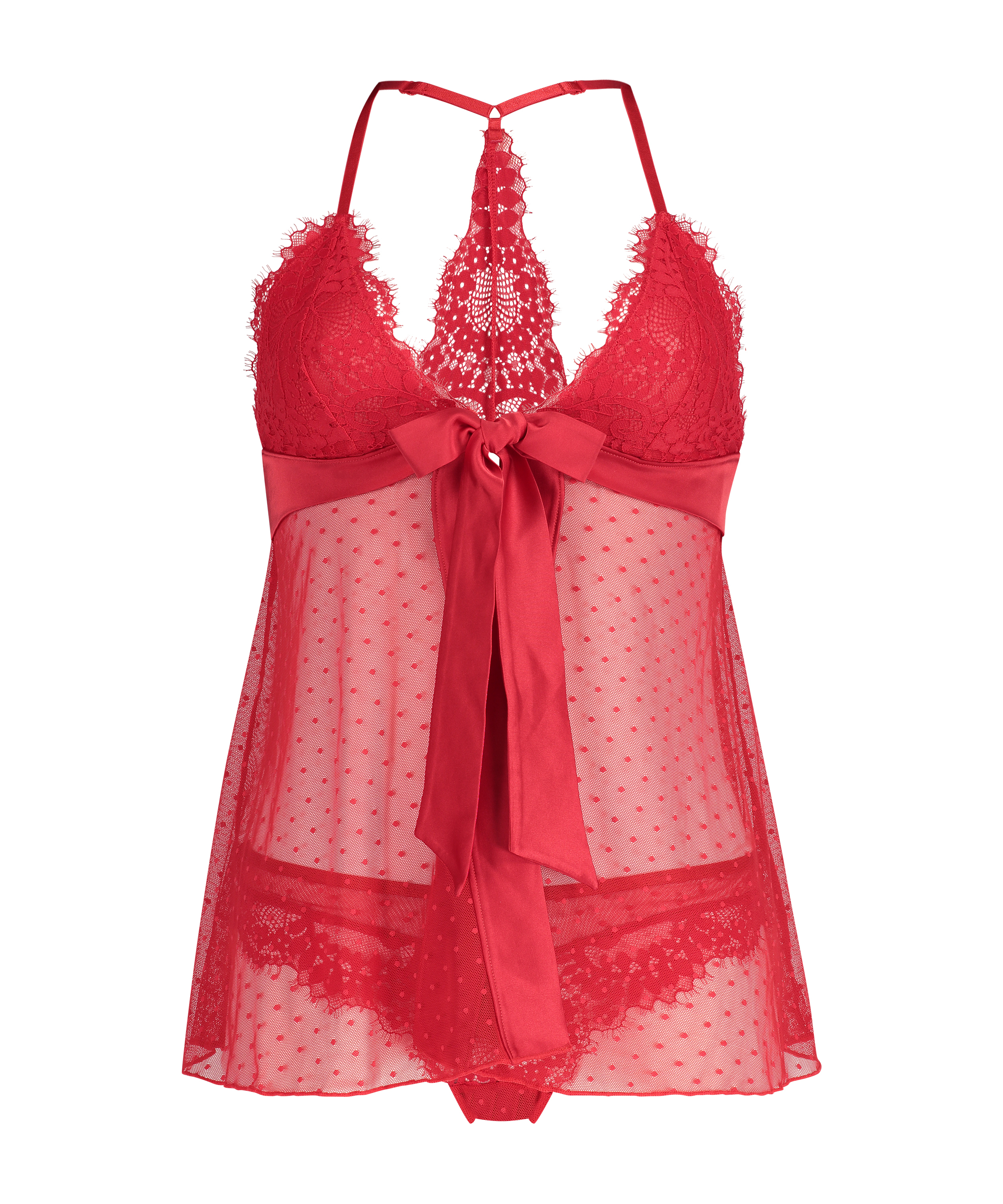 Cami set Leyla, Rojo, main