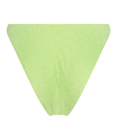 Pantalón de bikini de corte alto Bondi, Verde