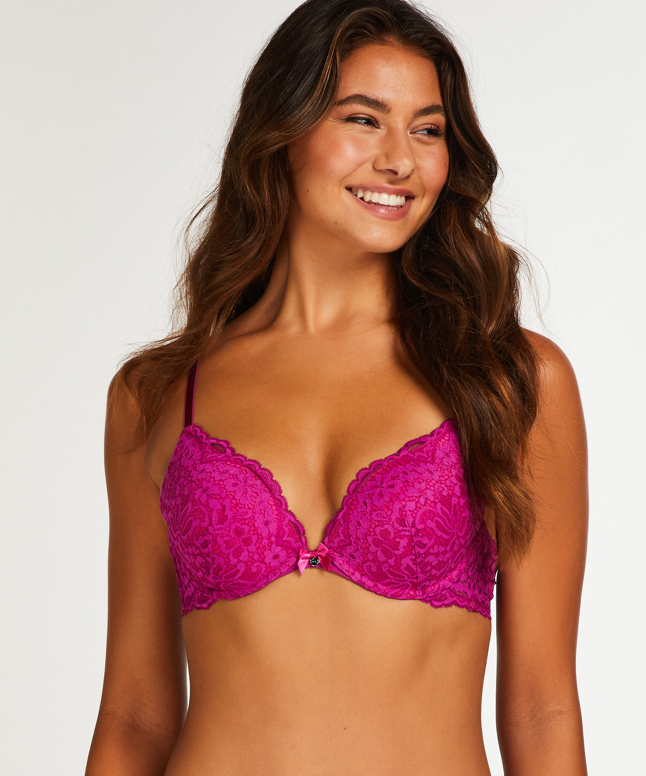 Sujetador push-up de aros preformado Rose, Morado, main