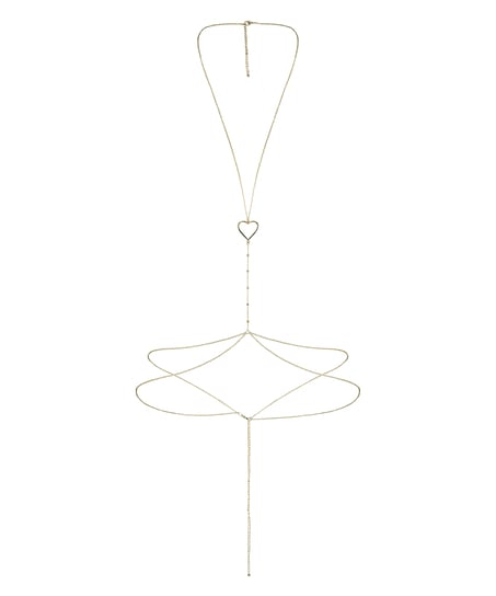 Bodi de arnés y cadenas, Amarillo