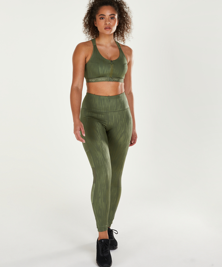 HKMX Sujetador deportivo The Pro de nivel 3, Verde