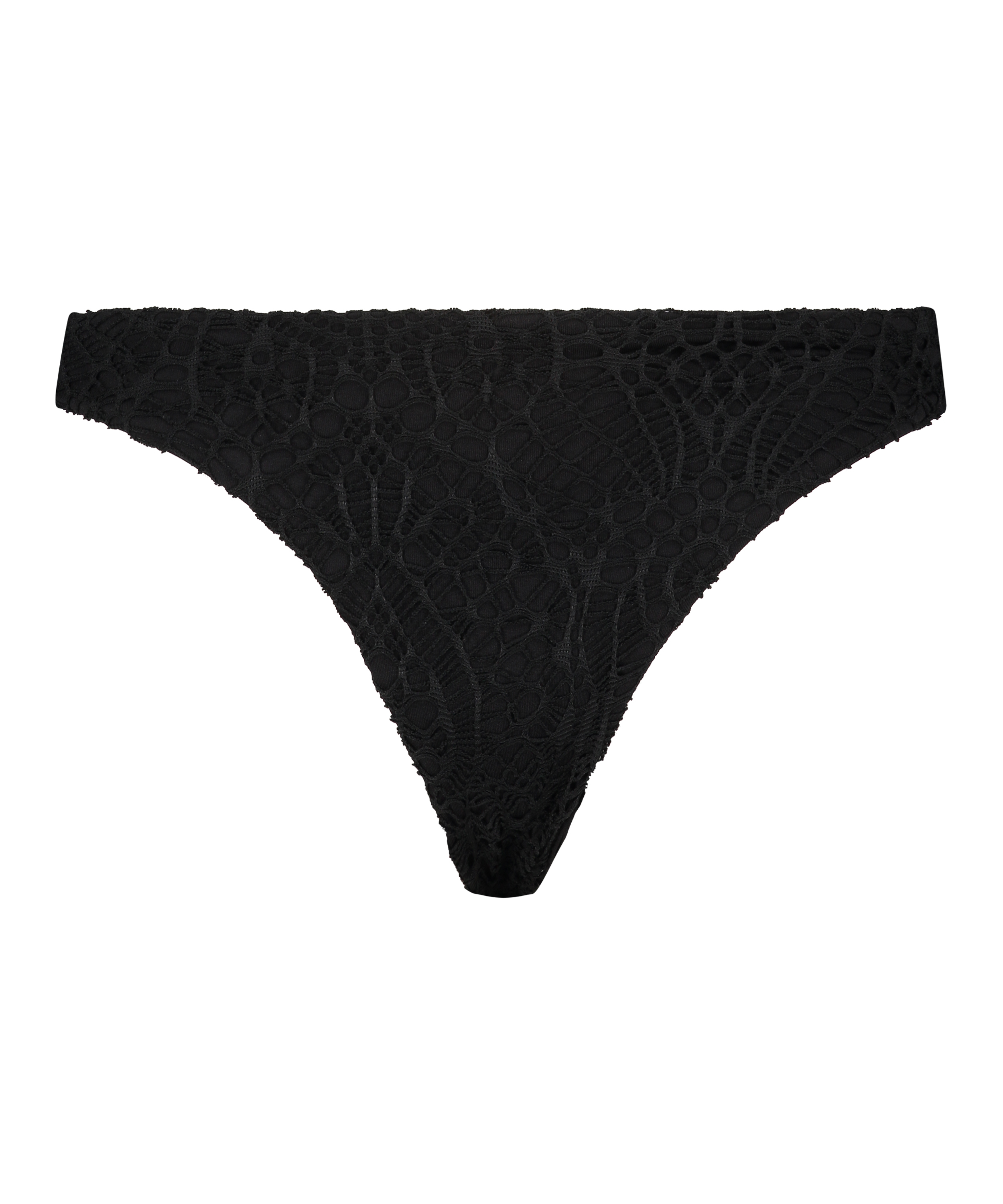 Braguita de bikini brasileña Crochet, Negro, main