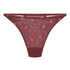Tanga de pernera alta Frida, Rojo