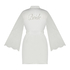 Kimono de satén Bride, Blanco