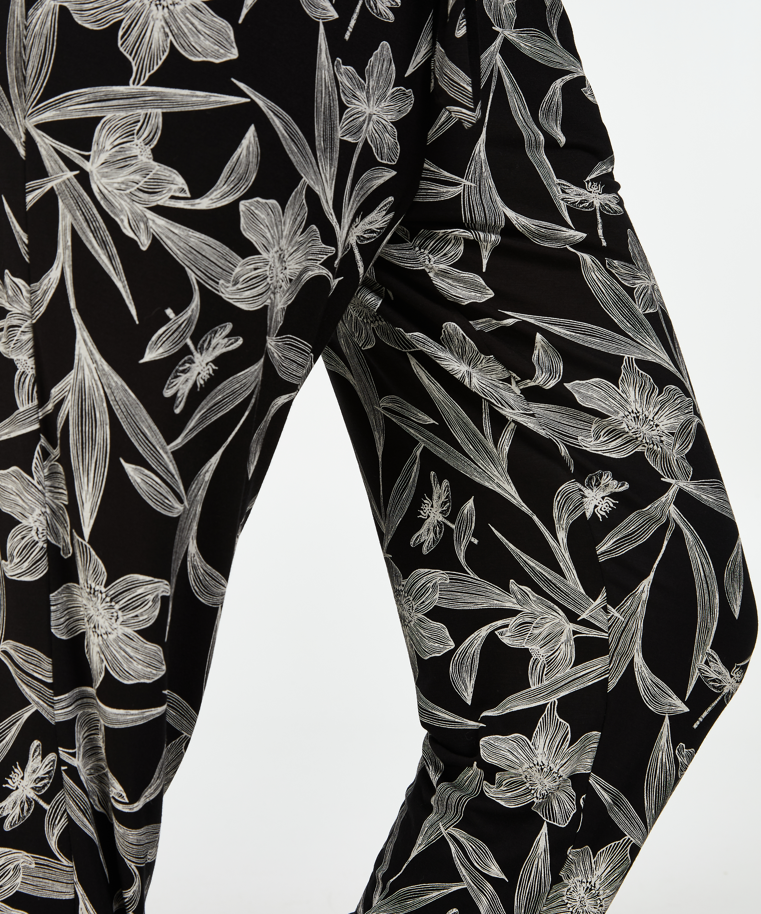 Pantal&oacute;n de pijama Jersey, Negro, main