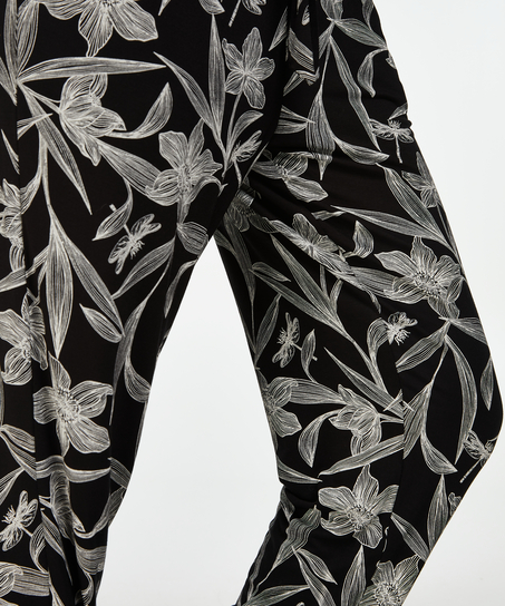 Pantal&oacute;n de pijama Jersey, Negro