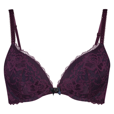 Sujetador push-up de aros preformado Theresa, Morado
