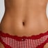 Tanga de tiro alto Liz, Rojo