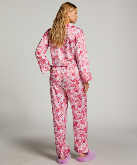 Pantal&oacute;n de sat&eacute;n, Morado