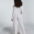 Pantal&oacute;n de pijama Pointelle, Beige