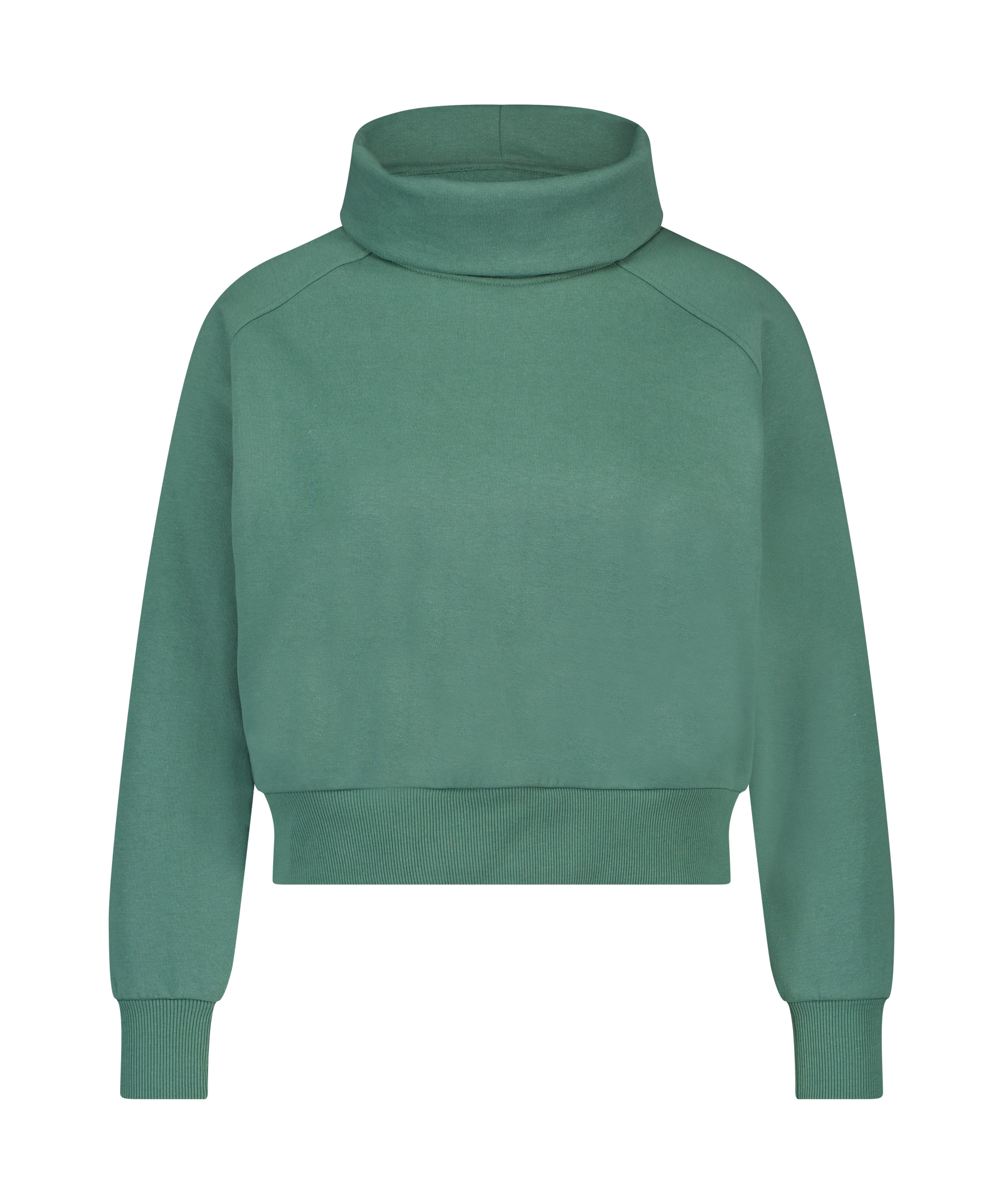 Sudadera de cuello alto, Verde, main