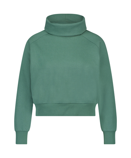 Sudadera de cuello alto, Verde