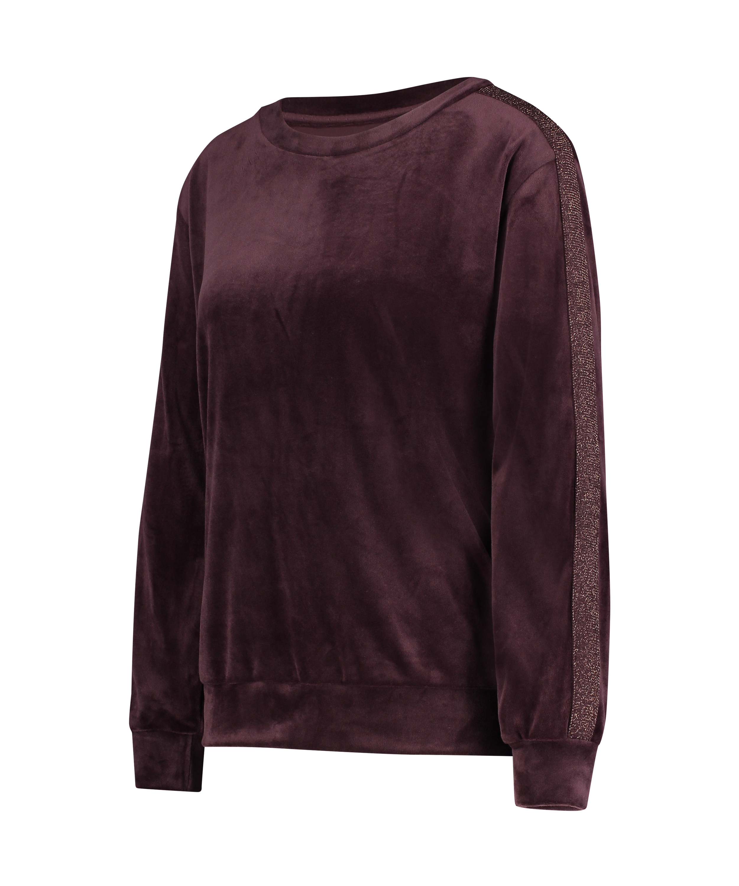 Top de terciopelo Shimmer, Morado, main