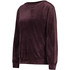 Top de terciopelo Shimmer, Morado