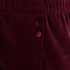 Pantal&oacute;n corto de terciopelo, Morado
