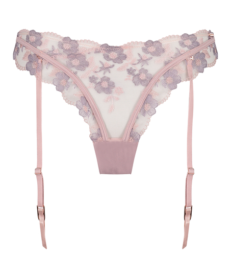 Tanga liguero Sofia, Morado