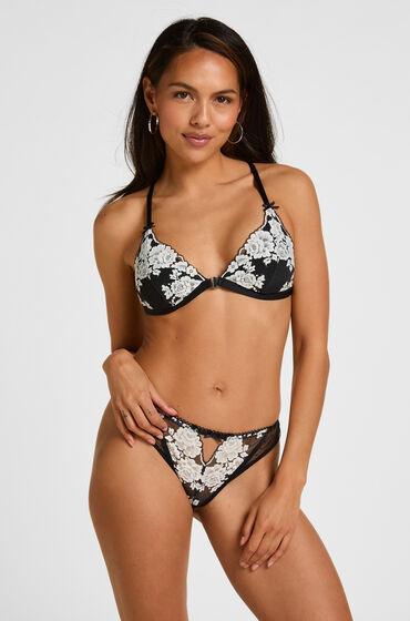 hunkemoller tanga lindi negro