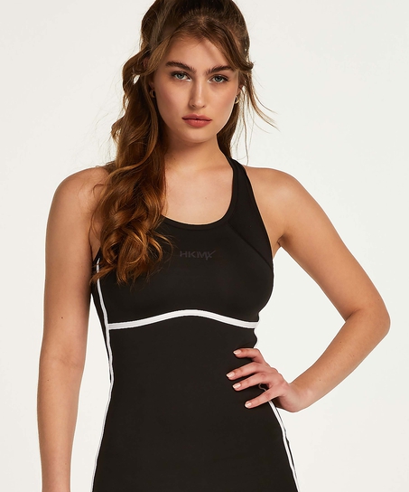 HKMX Top slim fit Ayla, Negro