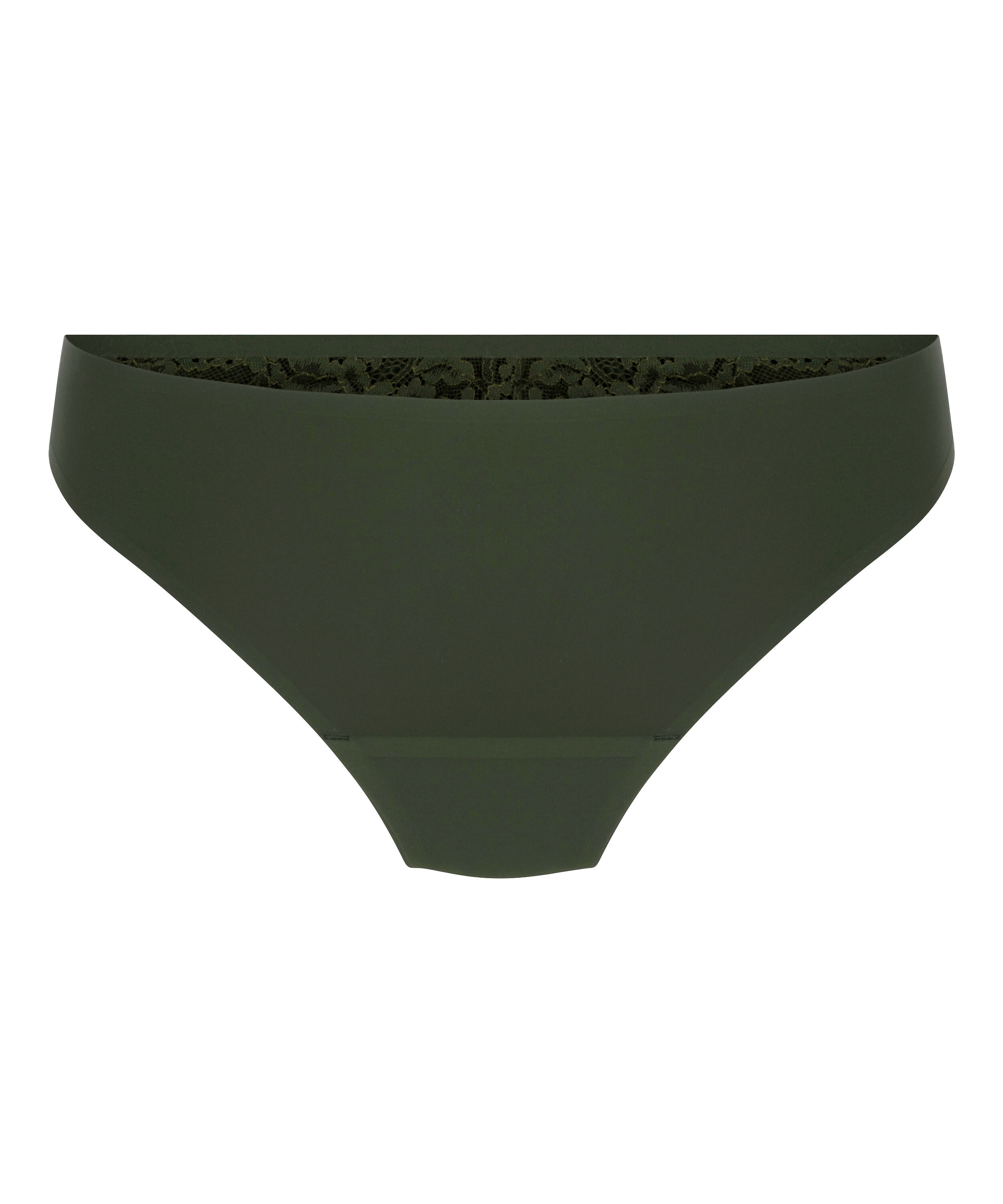 Invisible Tanga Lace Back, Verde