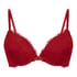Sujetador push-up de aros preformado Teddy, Rojo