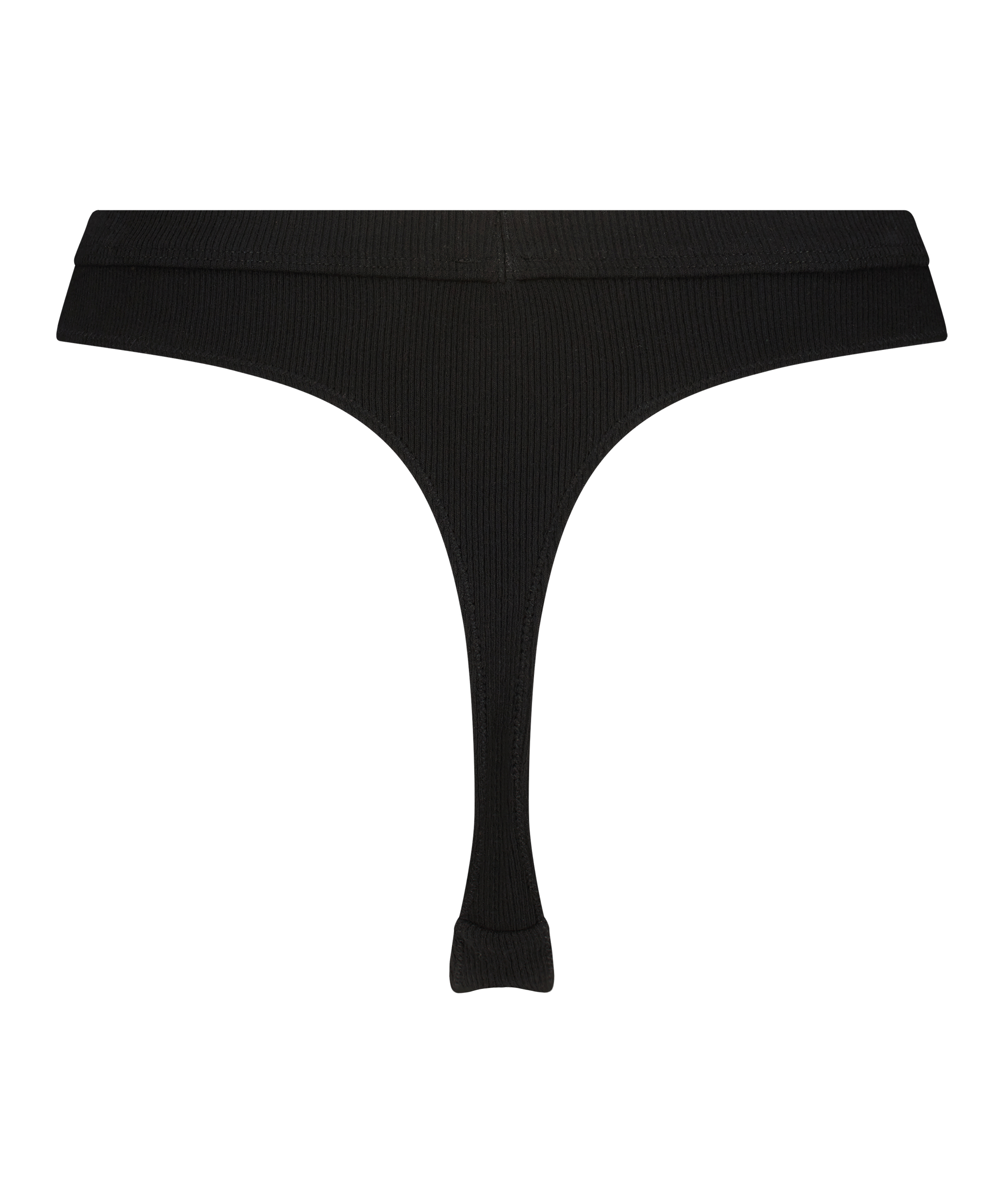 Tanga de tiro alto Baddie, Negro, main