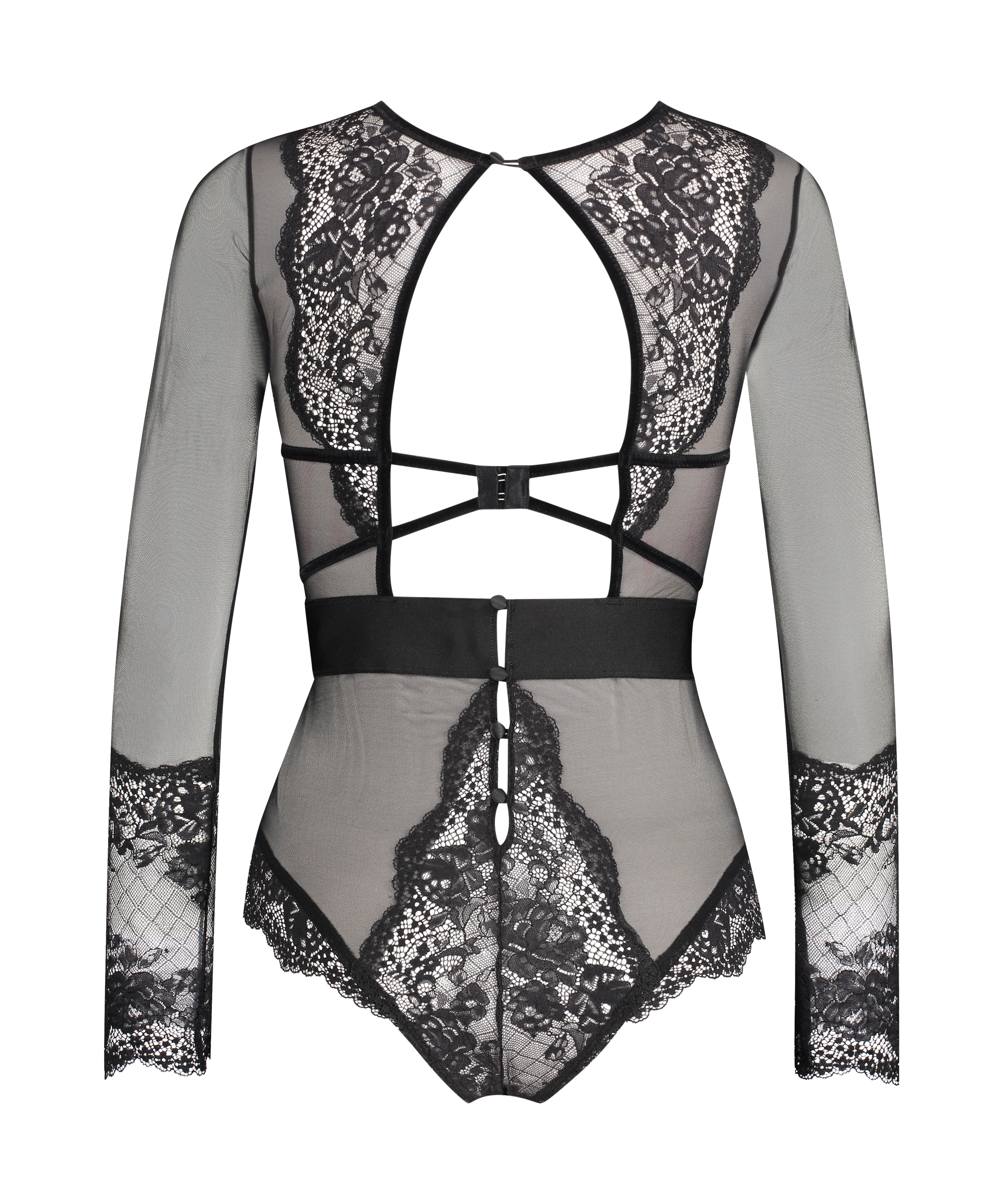 Cuerpo con aros Priscilla Rebecca Mir, Negro, main