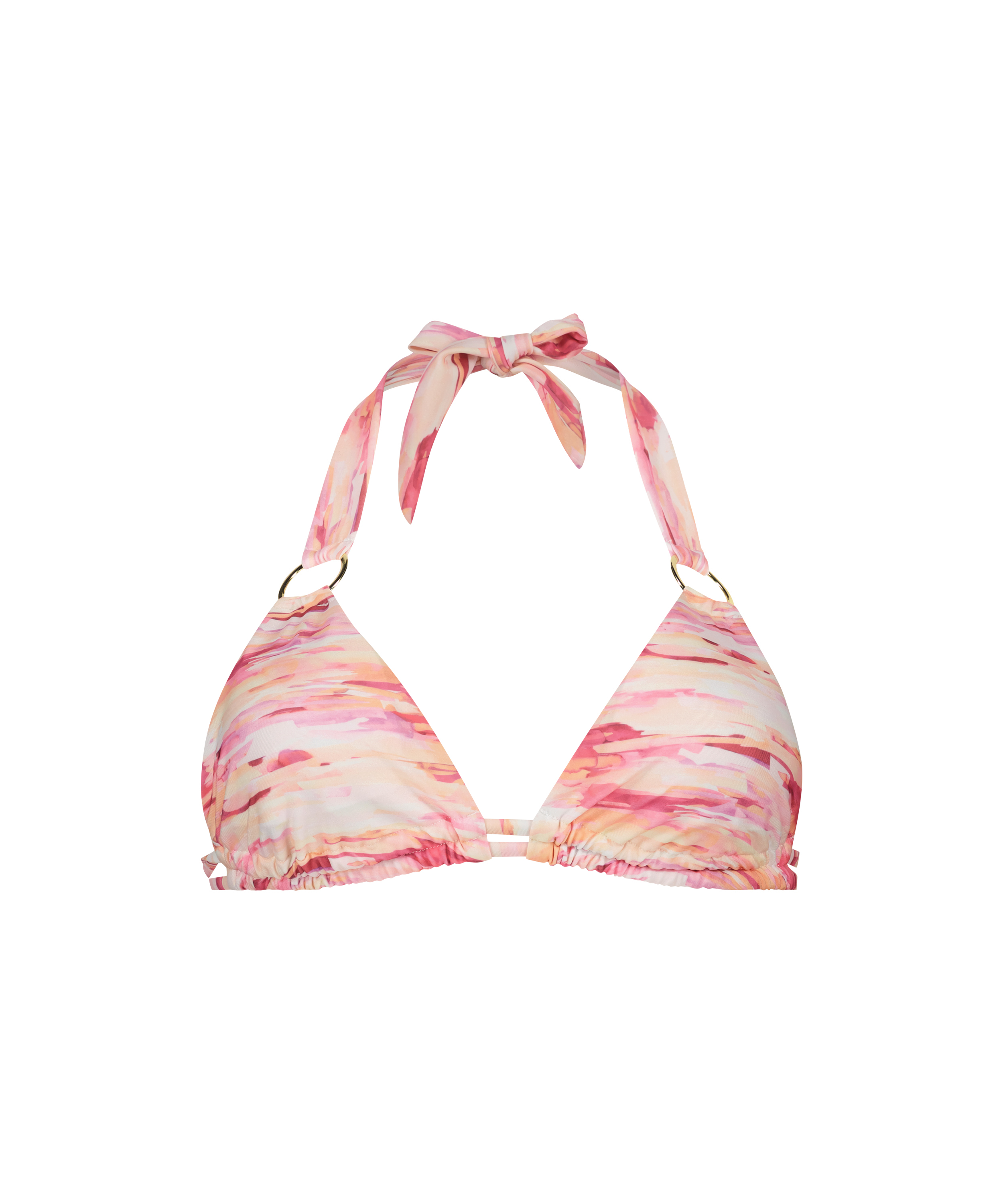 Top de bikini de triángulo Amalfi, Blanco, main