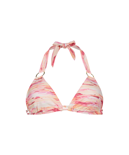 Top de bikini de triángulo Amalfi, Blanco