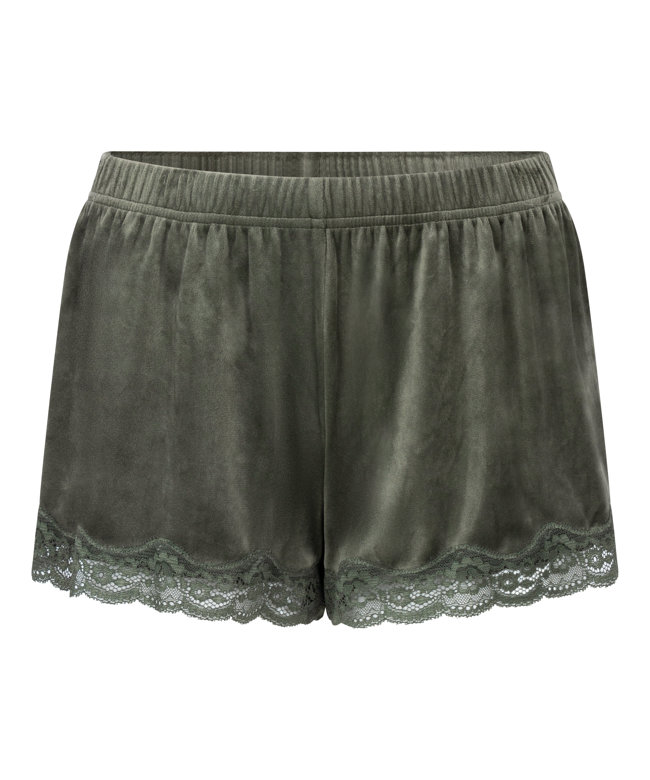 Short Velours Lace, Verde, main