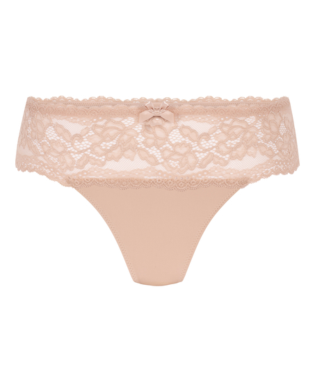 Tanga de estilo bóxer Florence, Beige