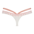 Tanga de corte ultrabajo Martha, Blanco