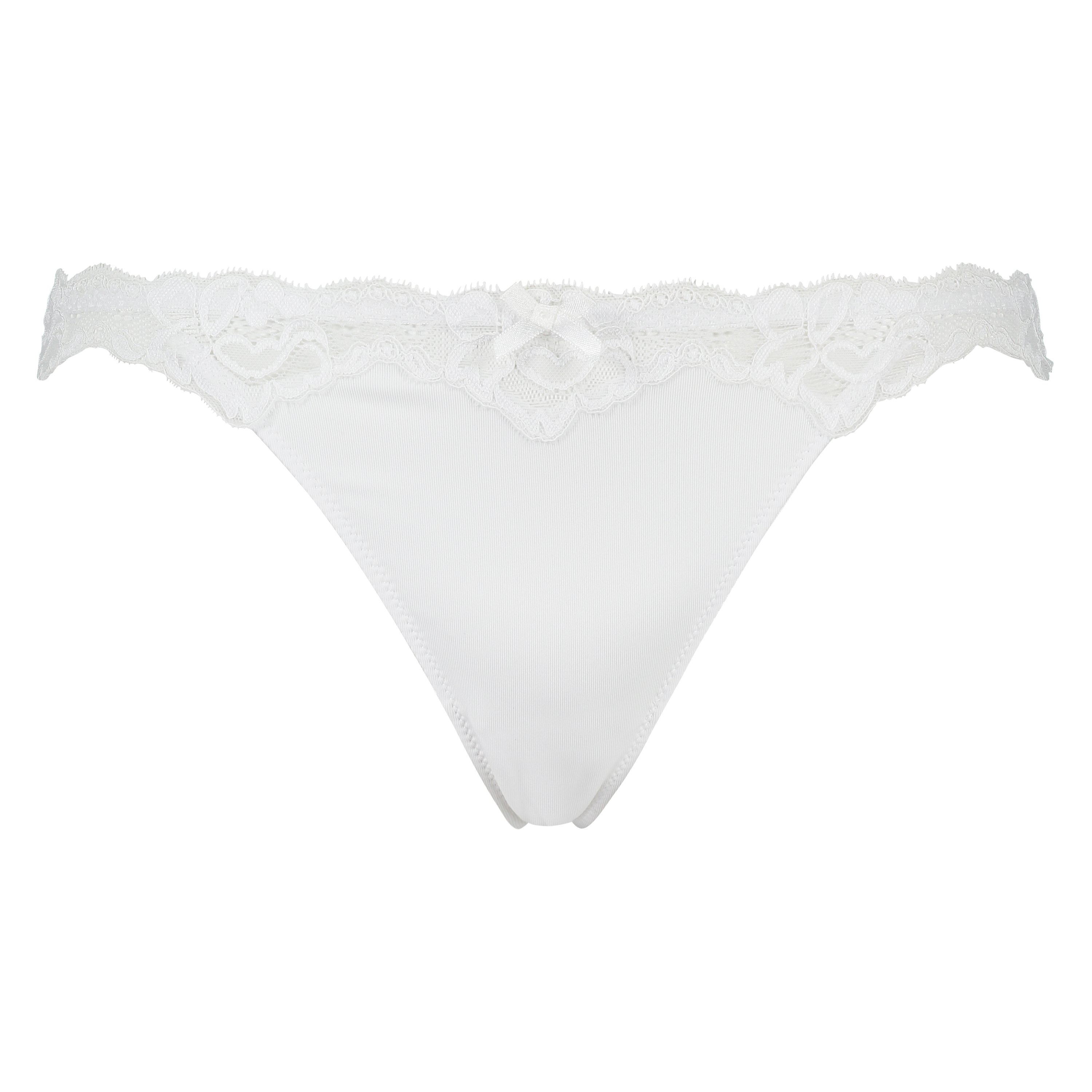 Tanga Secret Lace, Blanco, main