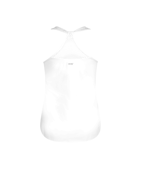 HKMX Camiseta sin mangas Performance, Blanco