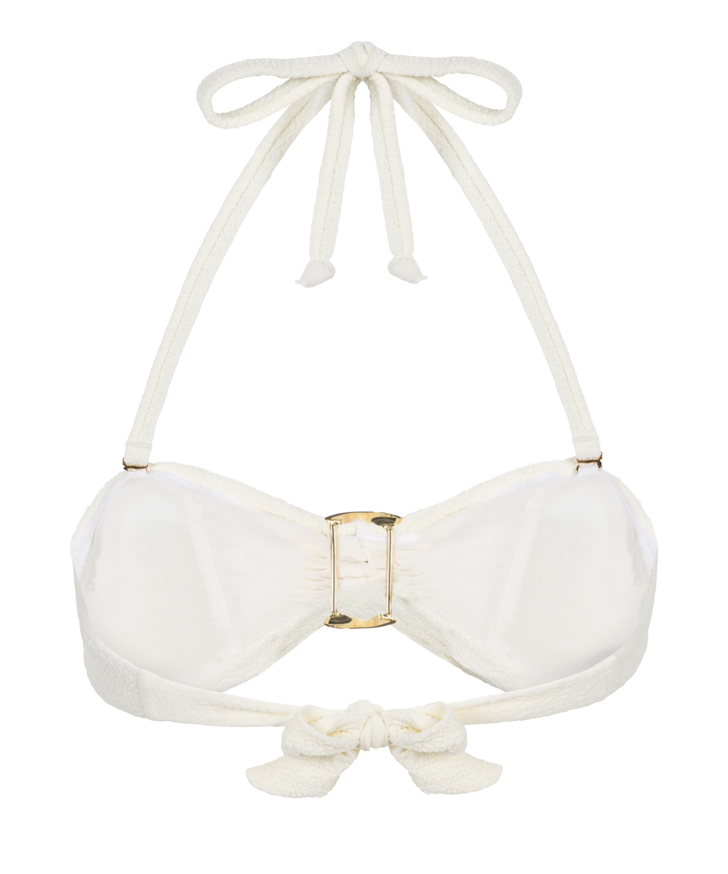Top de bikini bandeau Cabo, Blanco, main