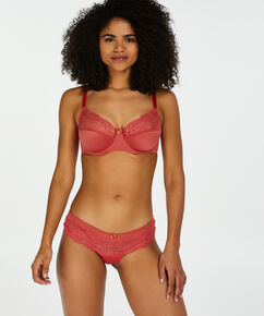 Tanga b&oacute;xer Sophie, Rojo