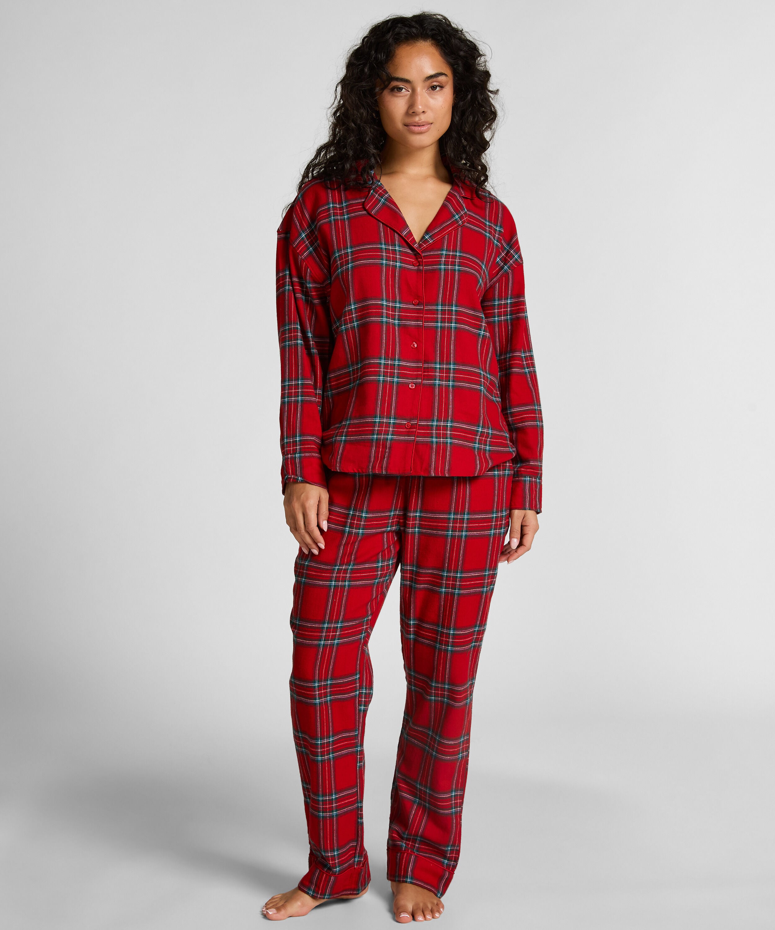 Top de pijama de franela