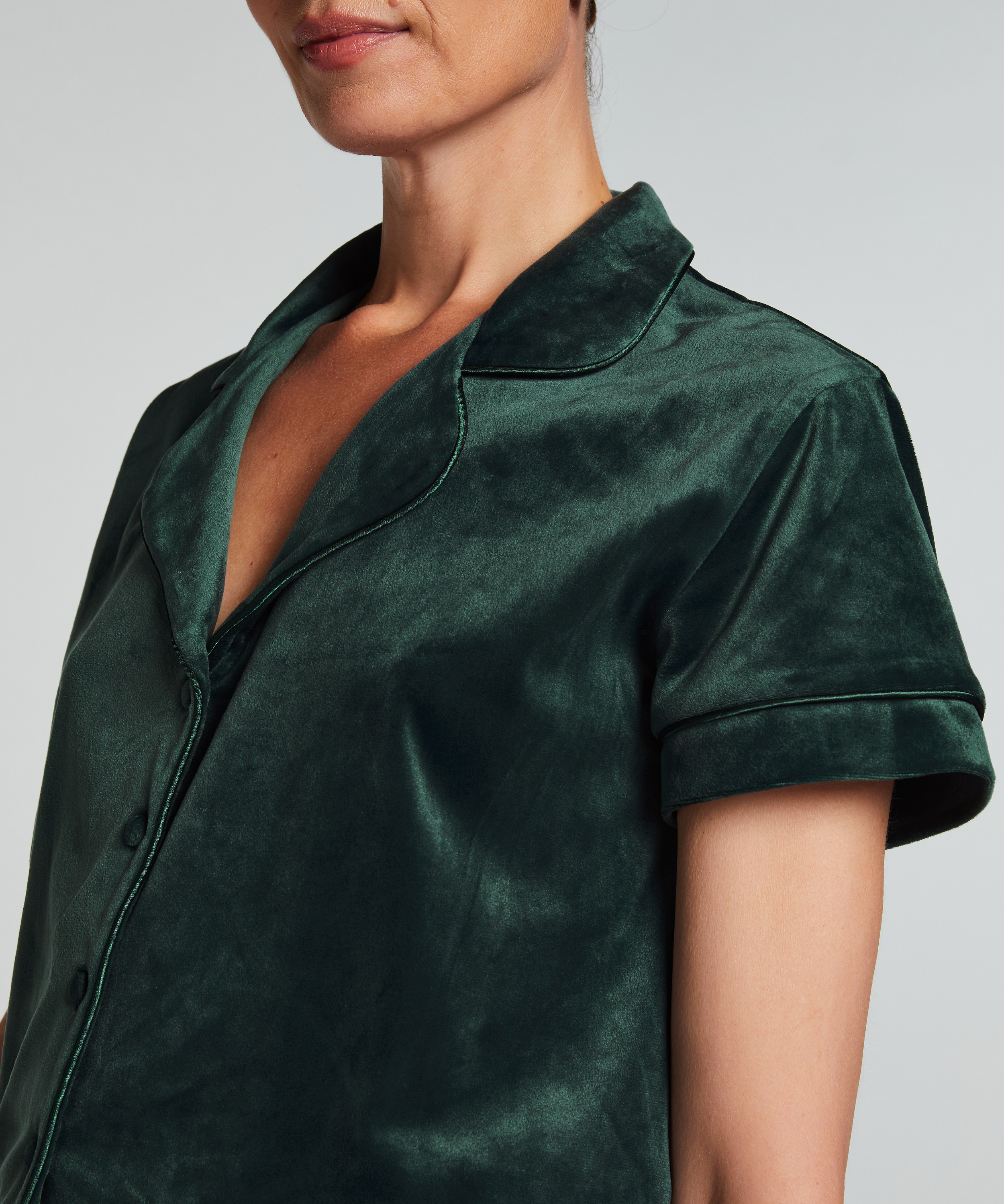 Chaqueta de terciopelo, Verde, main