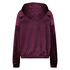 Sudadera con capucha de terciopelo, Rojo