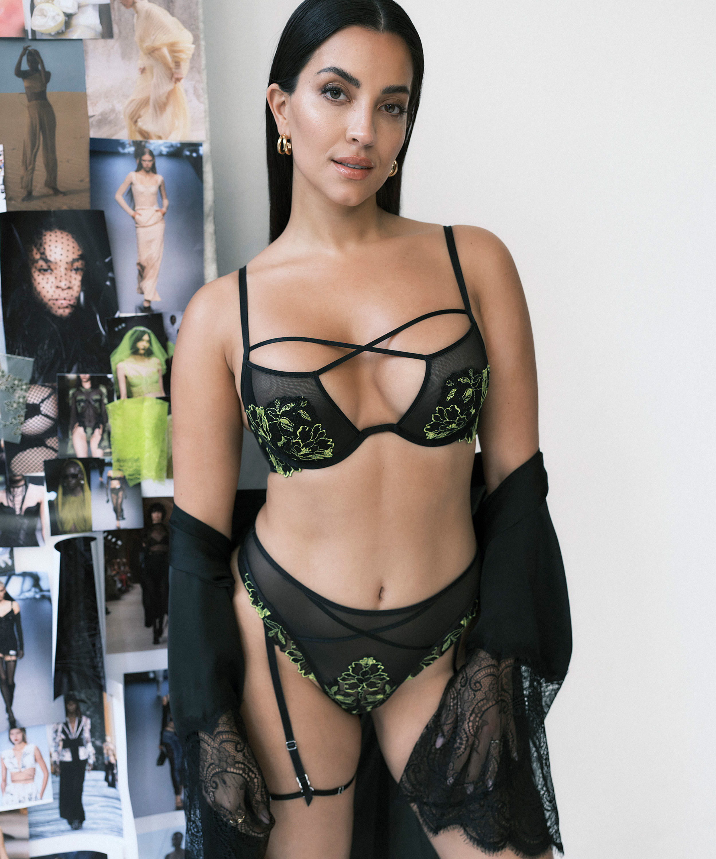 Sujetador con aros no preformado Feyre, Negro, main