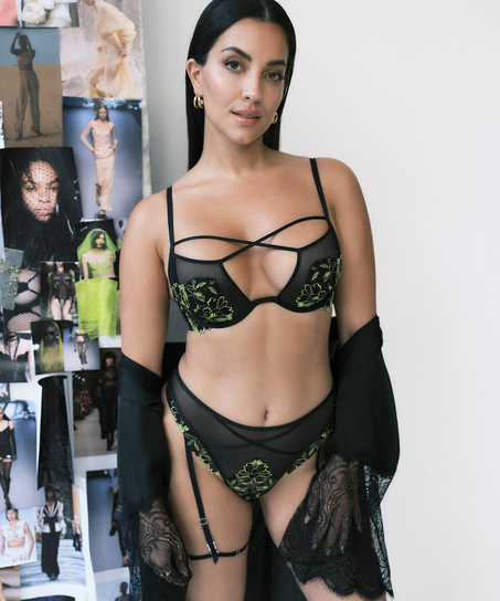 Sujetador con aros no preformado Feyre, Negro