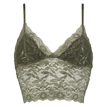 Bralette longline Fancy, Verde