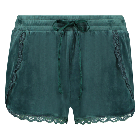 Pantal&oacute;n corto Velours Lace, Verde