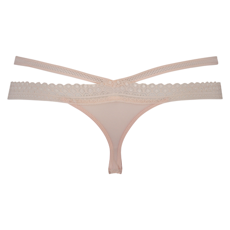 Tanga Strappy Low, Rosa