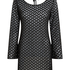 Vestido de playa de ganchillo, Negro