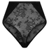 Tanga de encaje Shaping, Negro