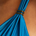 Top de bikini con aros preformado Sunset Dreams Copa E +, Azul