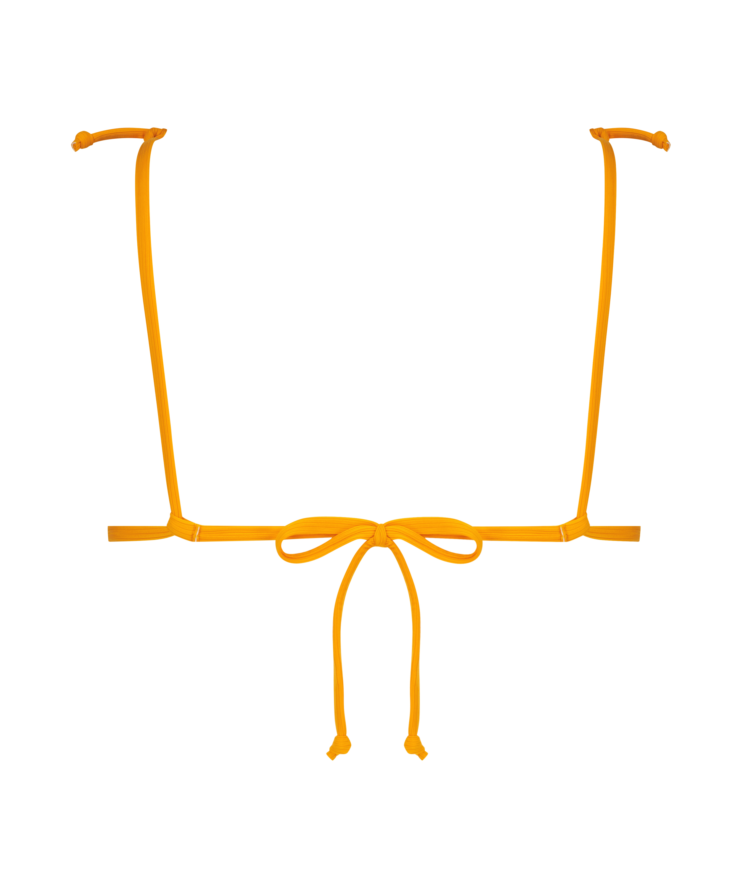 Top de bikini triangular Texture, Negro, main