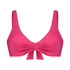 Top de bikini no preformado Luxe, Rosa
